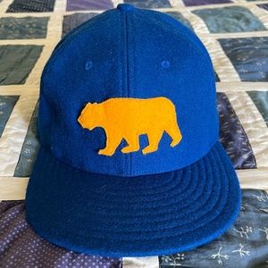 $54 EBBETS FIELD FLANNELS SAN FRANCISCO MISSION BEARS BALLCAP HAT UCLA CAL BEARS
